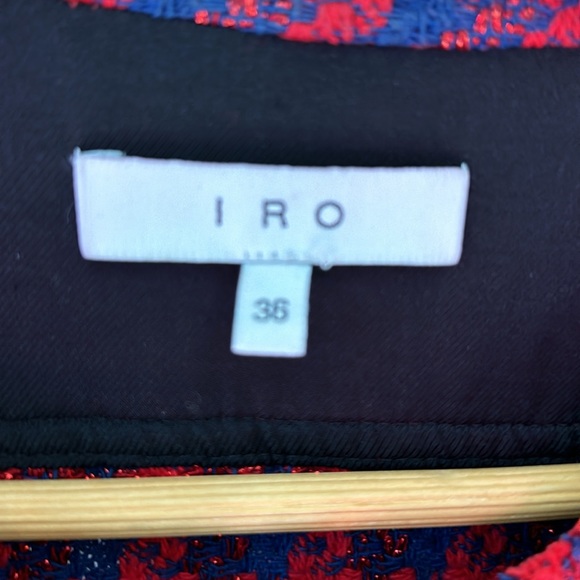 IRO tweed women blazer size 4 - Picture 4 of 5